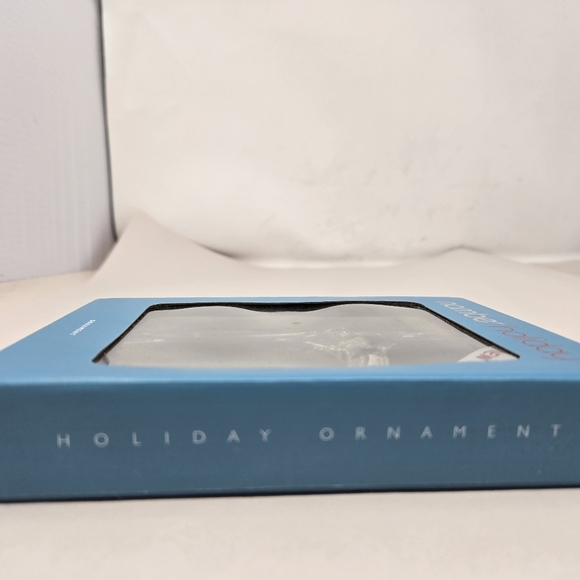 Nambe' Holiday Glass Cross Ornament Christmas Festive Elegant Decor - Picture 5 of 5